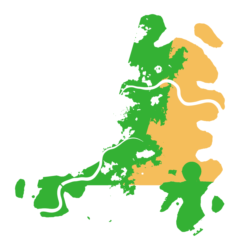 Biome Rust Map: Procedural Map, Size: 3400, Seed: 670487066