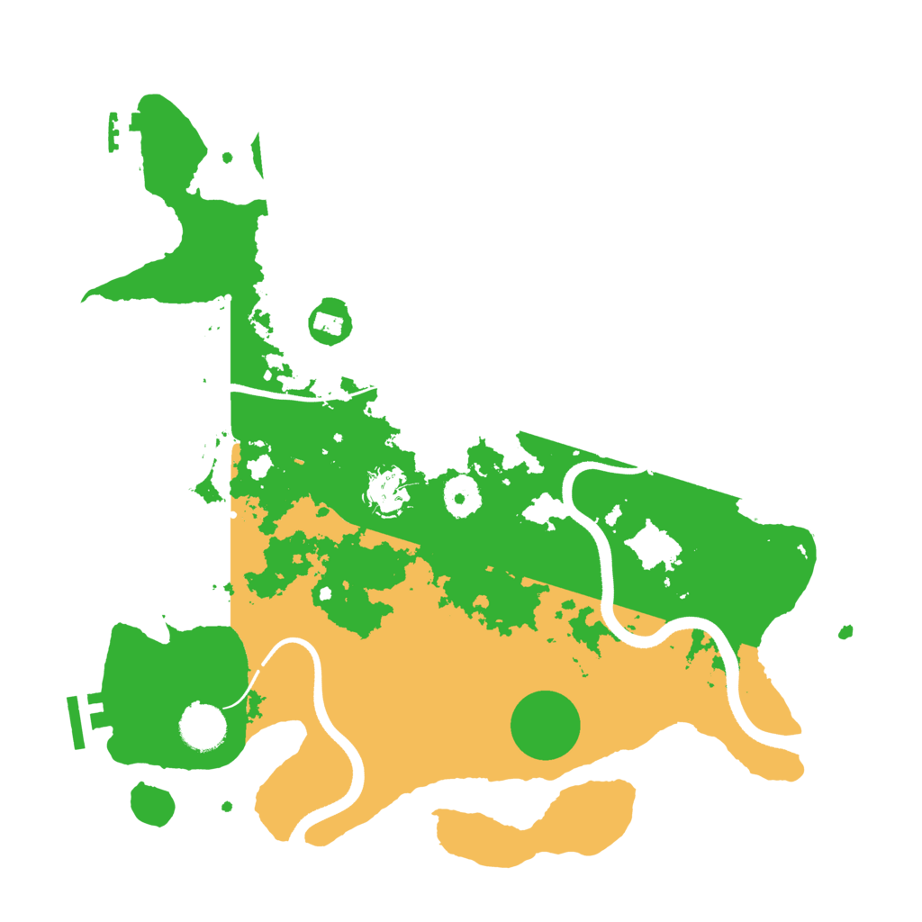 Biome Rust Map: Procedural Map, Size: 3500, Seed: 1068533679
