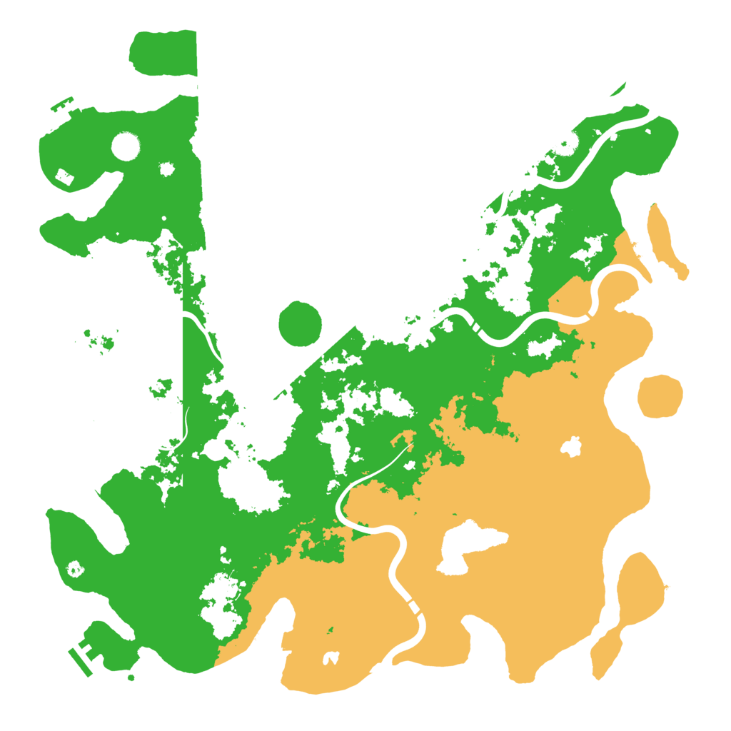 Biome Rust Map: Procedural Map, Size: 4500, Seed: 231715705