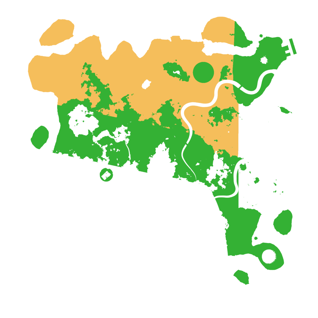 Biome Rust Map: Procedural Map, Size: 4000, Seed: 4745690