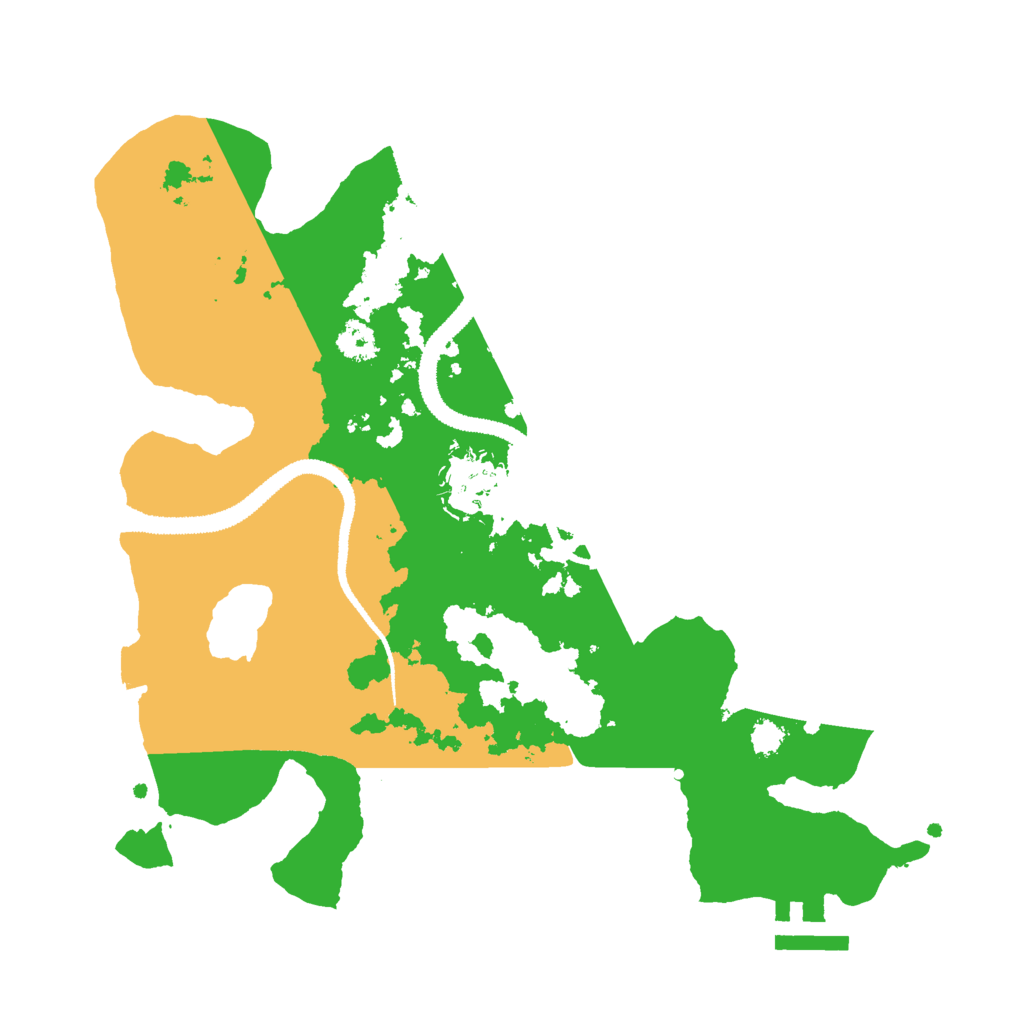 Biome Rust Map: Procedural Map, Size: 2800, Seed: 1022427989
