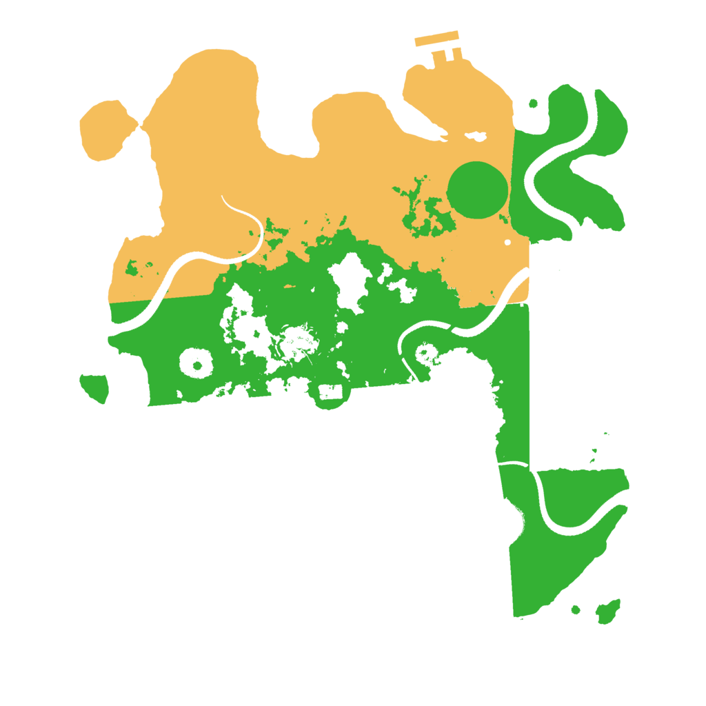 Biome Rust Map: Procedural Map, Size: 3250, Seed: 23061998