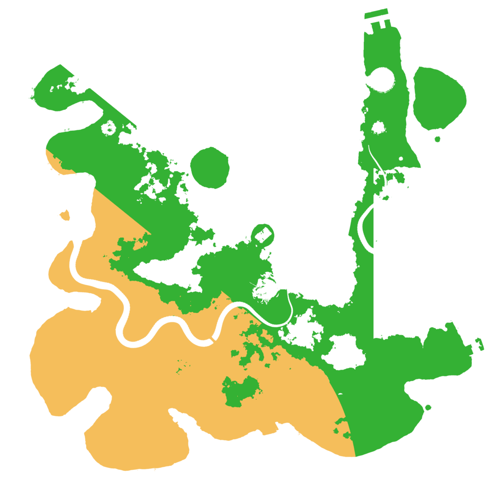 Biome Rust Map: Procedural Map, Size: 3500, Seed: 1382667809