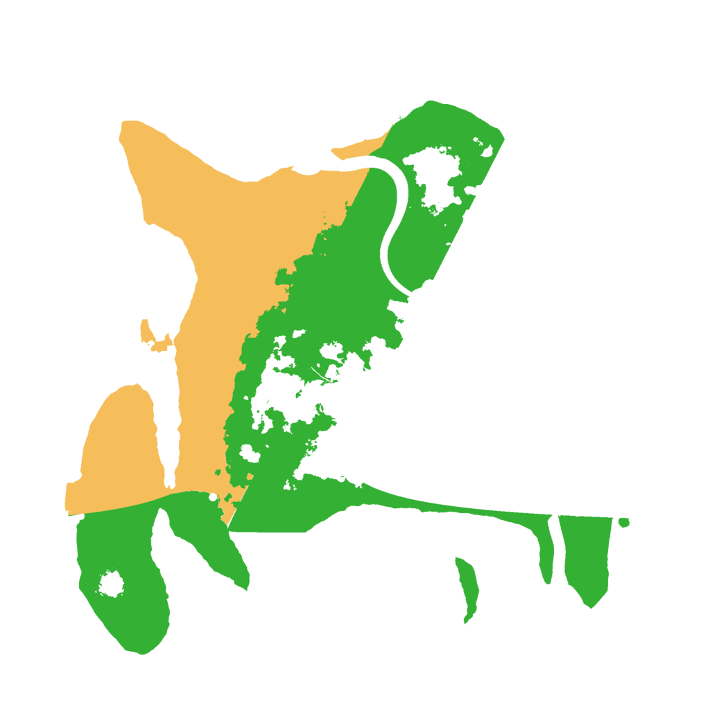 Biome Rust Map: Procedural Map, Size: 2500, Seed: 179898018