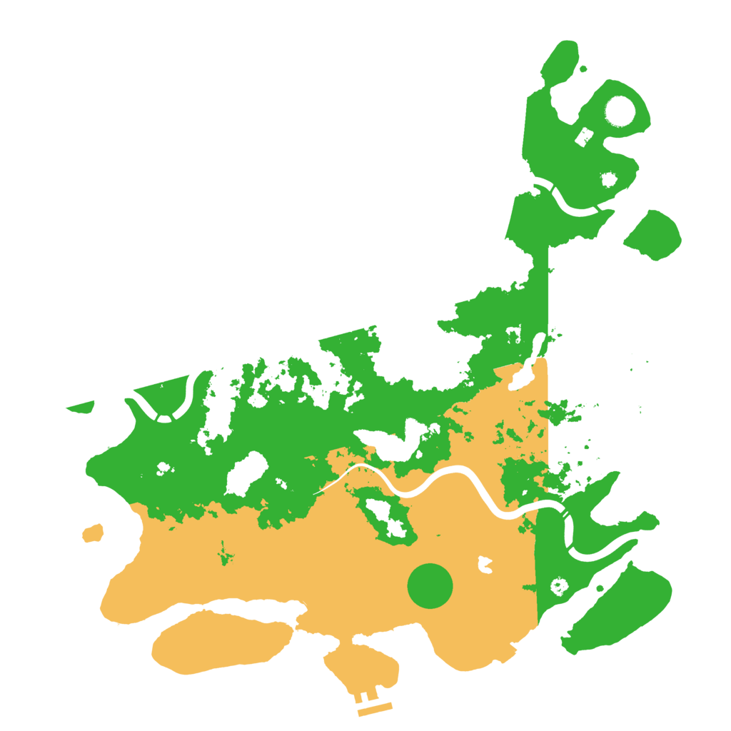 Biome Rust Map: Procedural Map, Size: 4250, Seed: 57544767