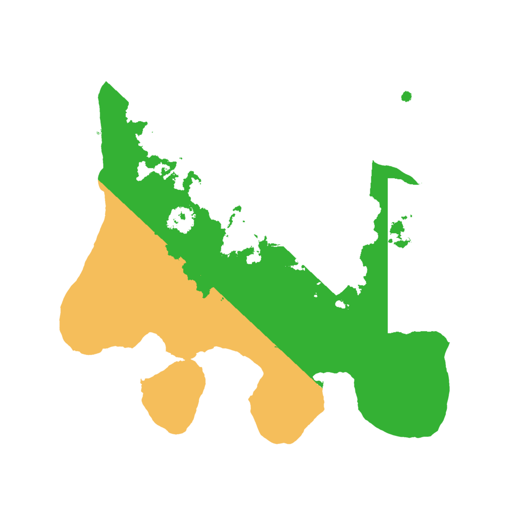 Biome Rust Map: Procedural Map, Size: 2000, Seed: 1323989553