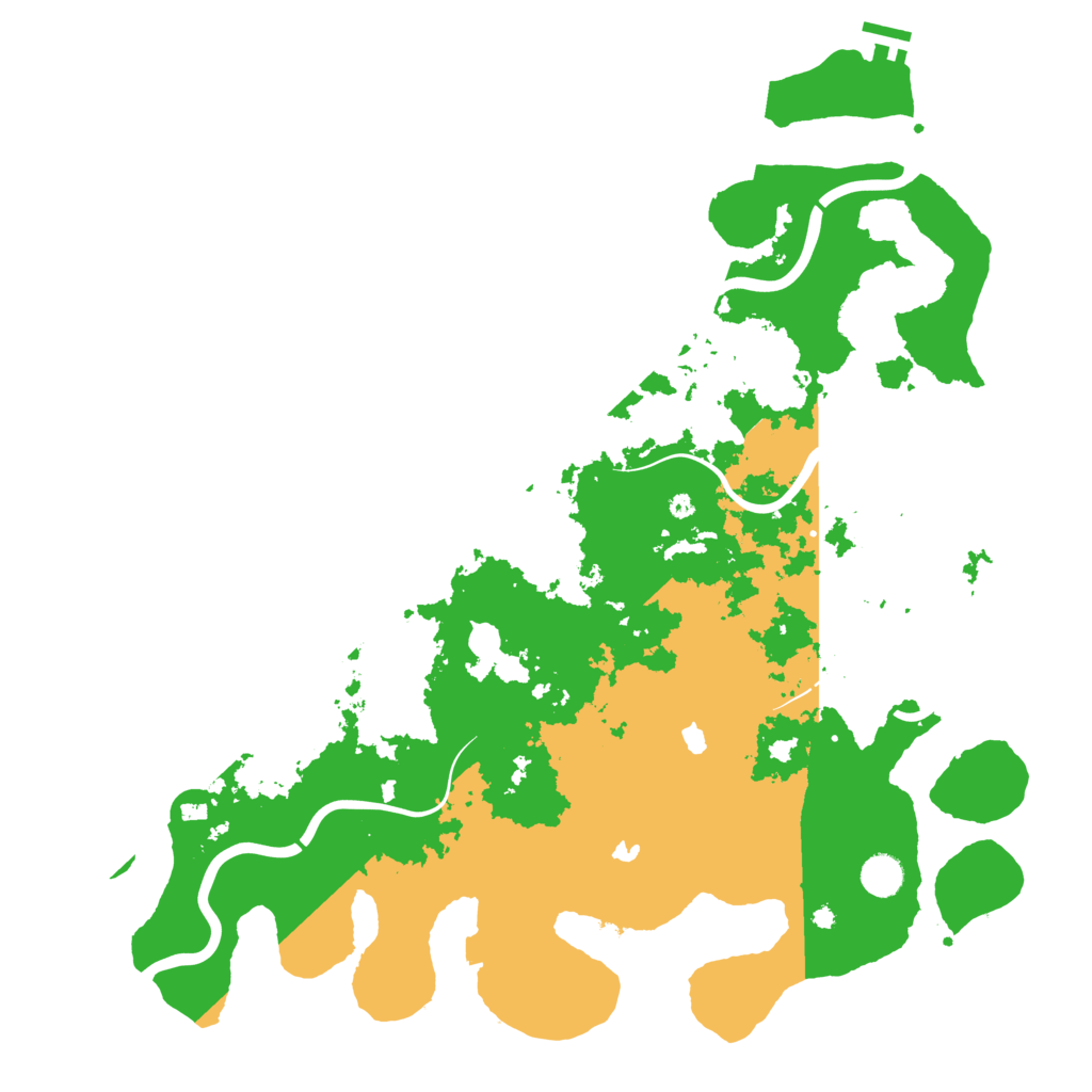 Biome Rust Map: Procedural Map, Size: 4500, Seed: 1414959812