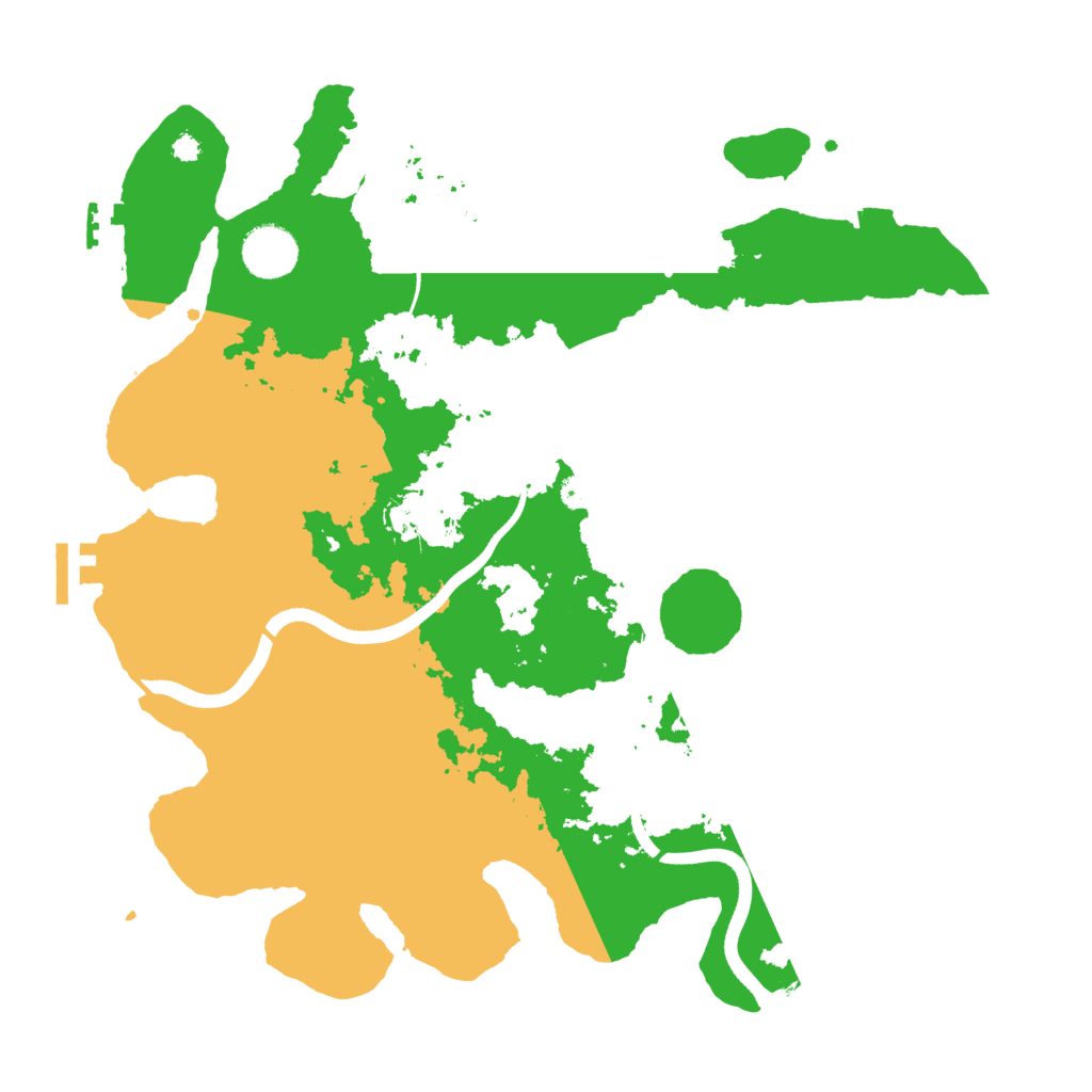 Biome Rust Map: Procedural Map, Size: 3600, Seed: 6756