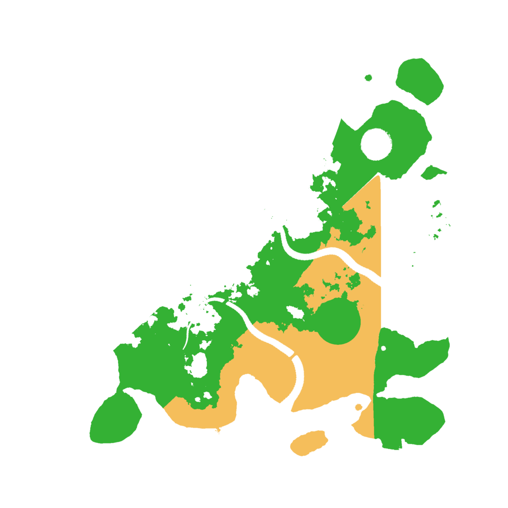 Biome Rust Map: Procedural Map, Size: 3000, Seed: 10635