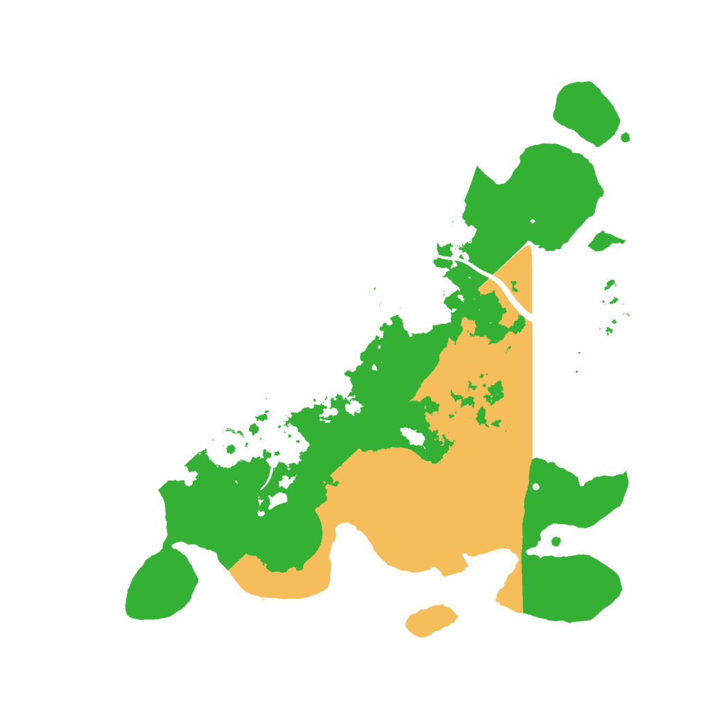 Biome Rust Map: Procedural Map, Size: 3000, Seed: 10635