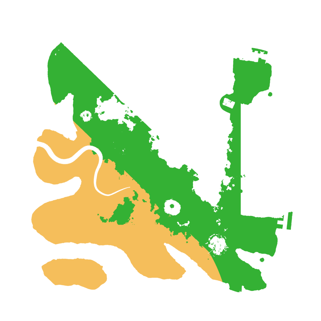 Biome Rust Map: Procedural Map, Size: 3000, Seed: 78061913