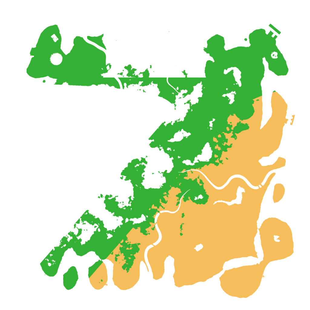 Biome Rust Map: Procedural Map, Size: 4500, Seed: 169179754