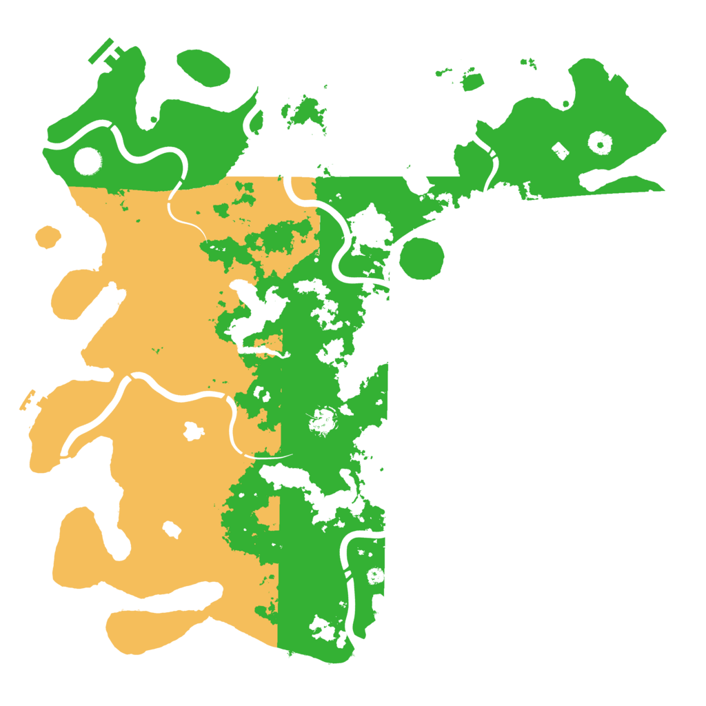 Biome Rust Map: Procedural Map, Size: 4500, Seed: 727249440