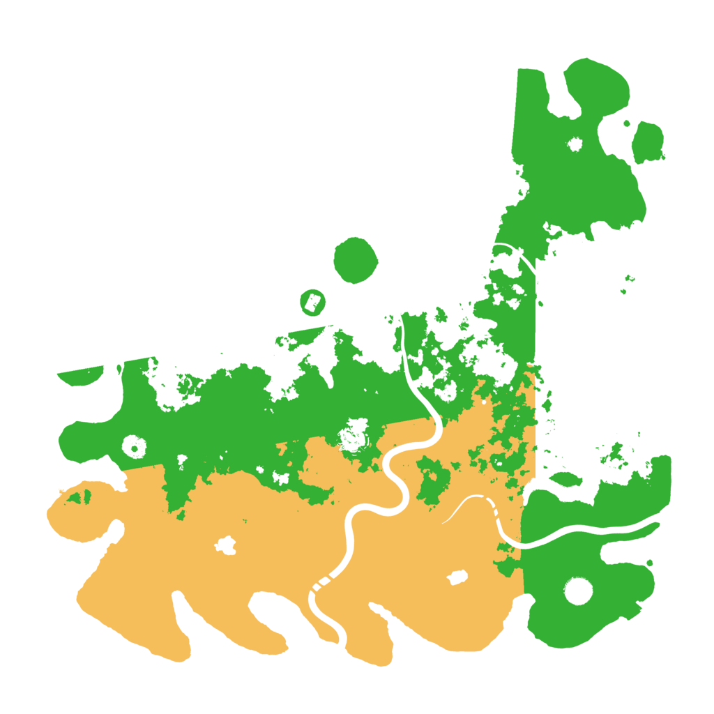 Biome Rust Map: Procedural Map, Size: 4500, Seed: 957848537