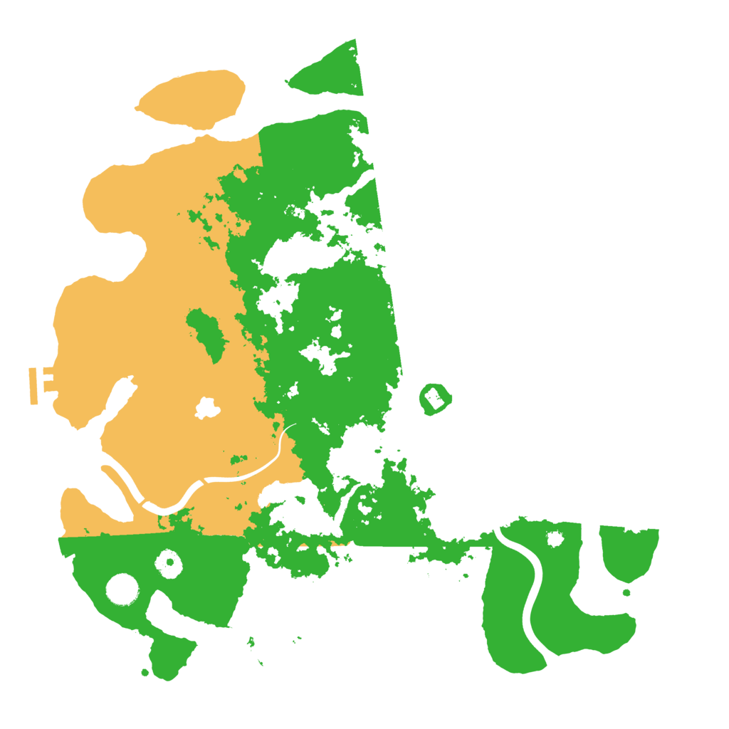 Biome Rust Map: Procedural Map, Size: 4000, Seed: 1628684752
