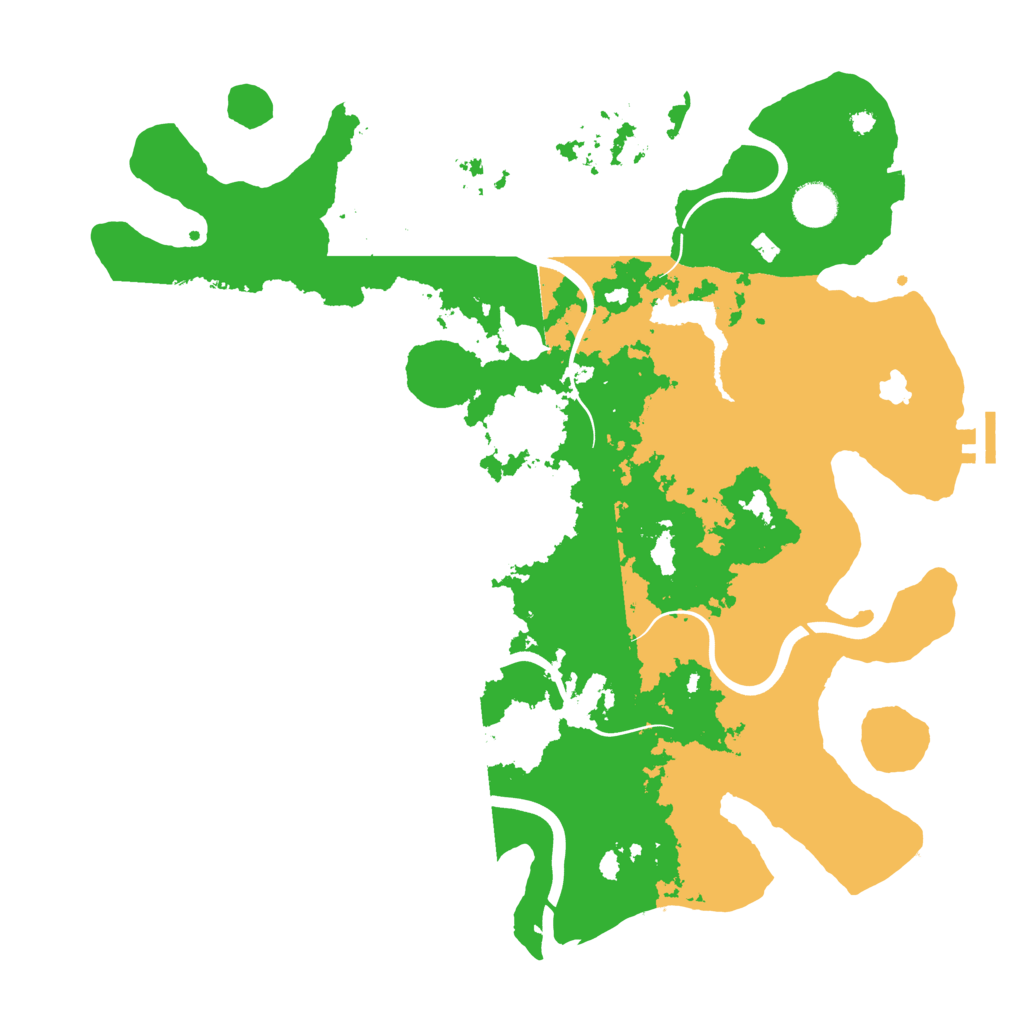 Biome Rust Map: Procedural Map, Size: 4000, Seed: 1993710553