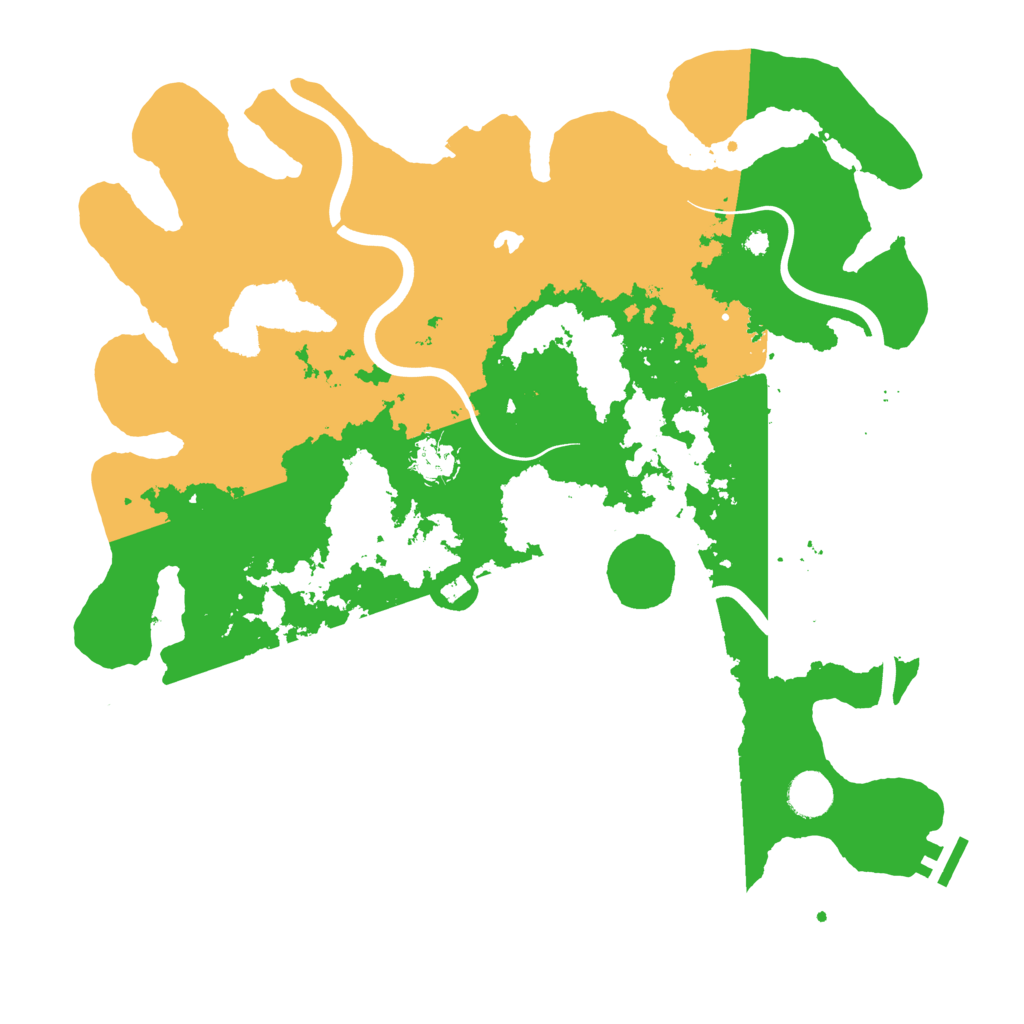 Biome Rust Map: Procedural Map, Size: 4000, Seed: 998182