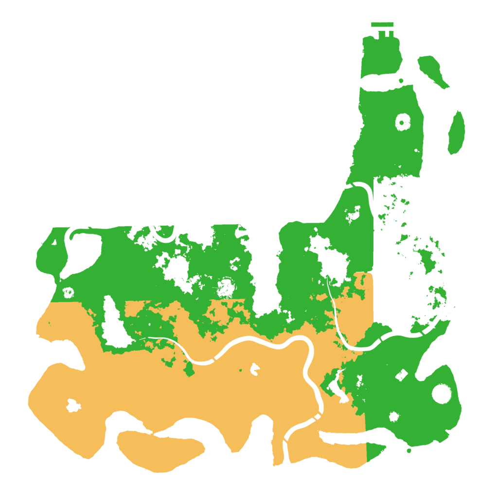 Biome Rust Map: Procedural Map, Size: 4500, Seed: 1434
