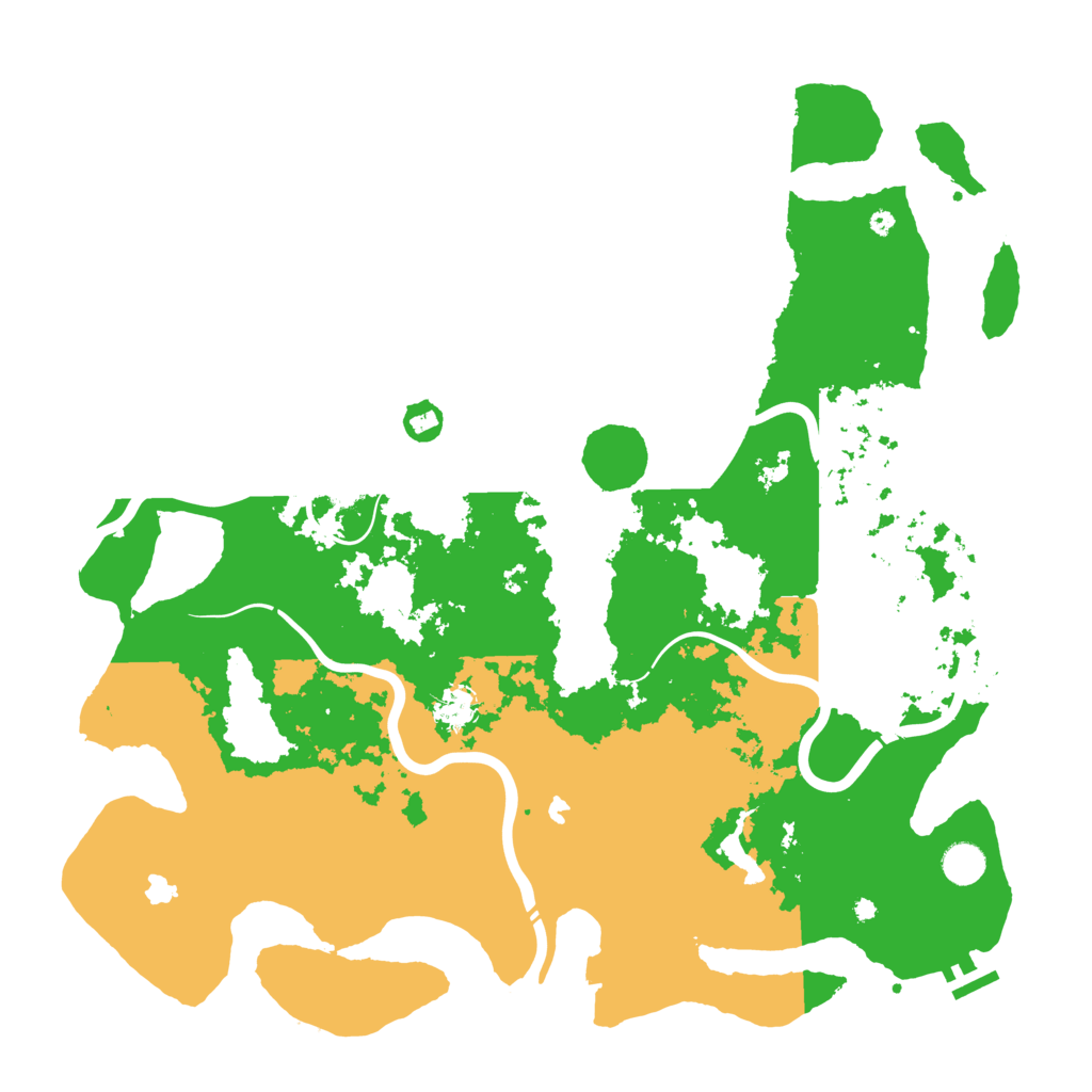 Biome Rust Map: Procedural Map, Size: 4500, Seed: 1434