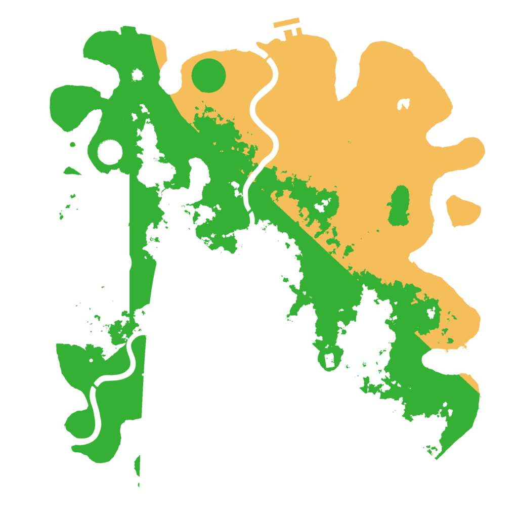 Biome Rust Map: Procedural Map, Size: 4000, Seed: 2469925