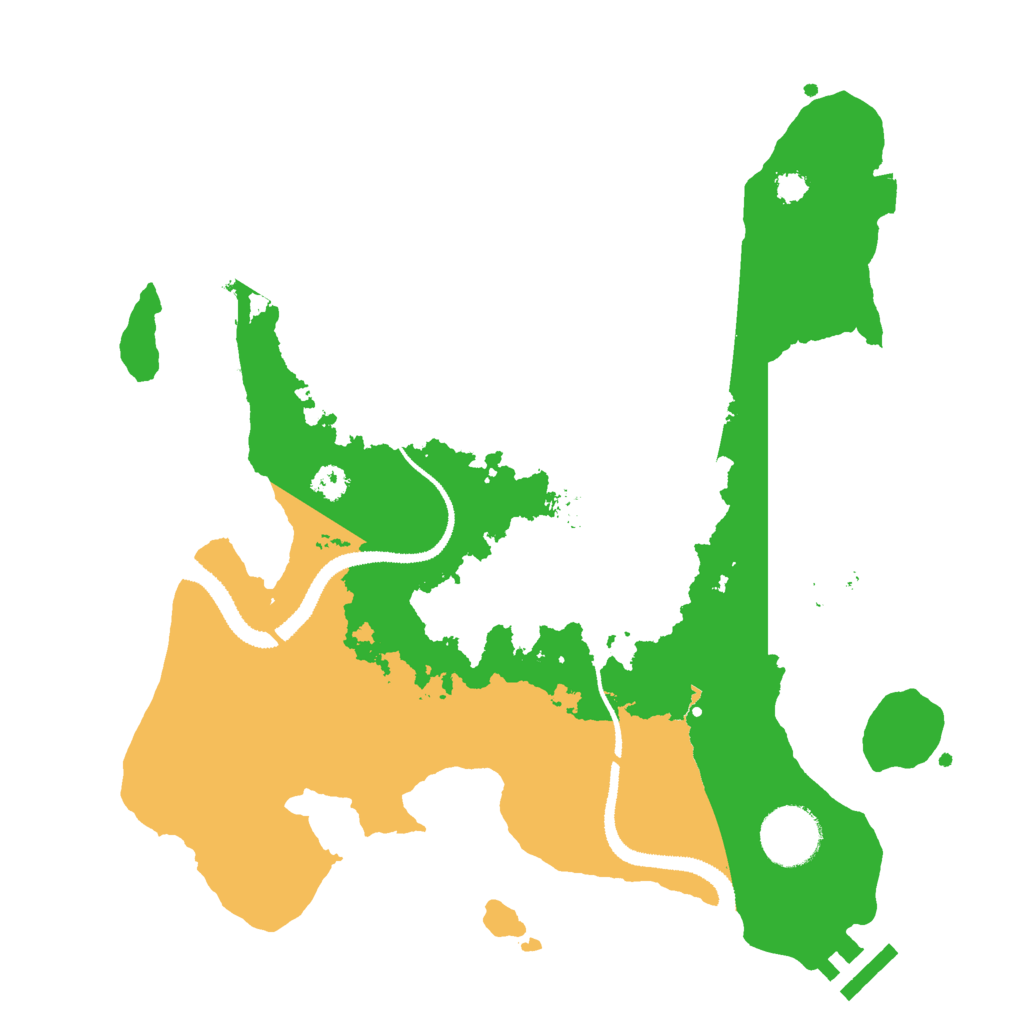 Biome Rust Map: Procedural Map, Size: 3000, Seed: 265583301