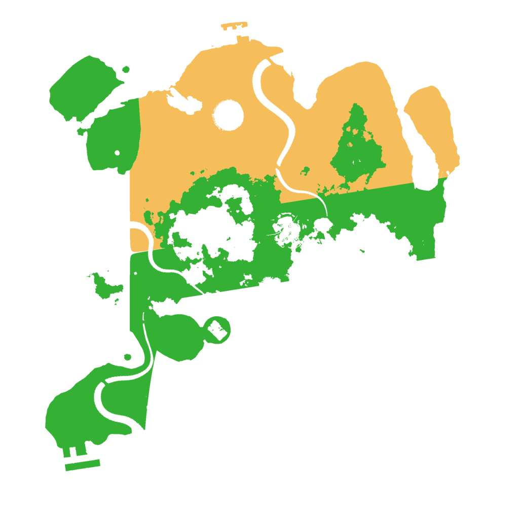 Biome Rust Map: Procedural Map, Size: 3000, Seed: 1567951826