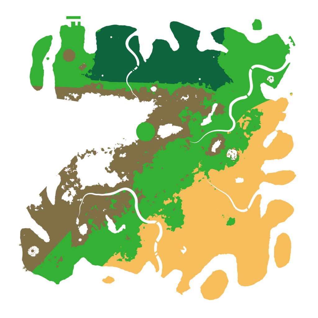 Biome Rust Map: Procedural Map, Size: 4500, Seed: 767138481
