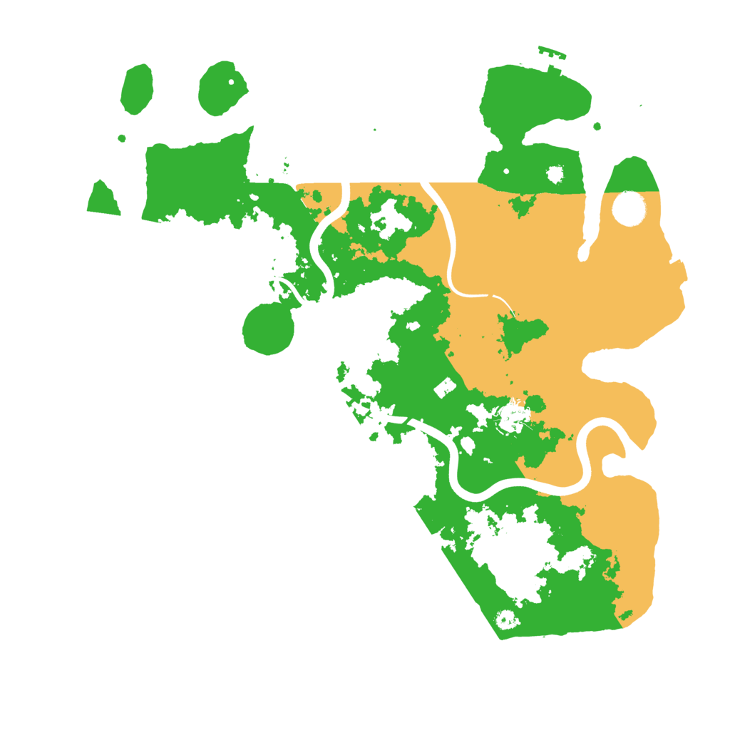Biome Rust Map: Procedural Map, Size: 3800, Seed: 493020020
