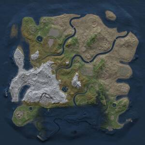 Thumbnail Rust Map: Procedural Map, Size: 3750, Seed: 978364, 15 Monuments