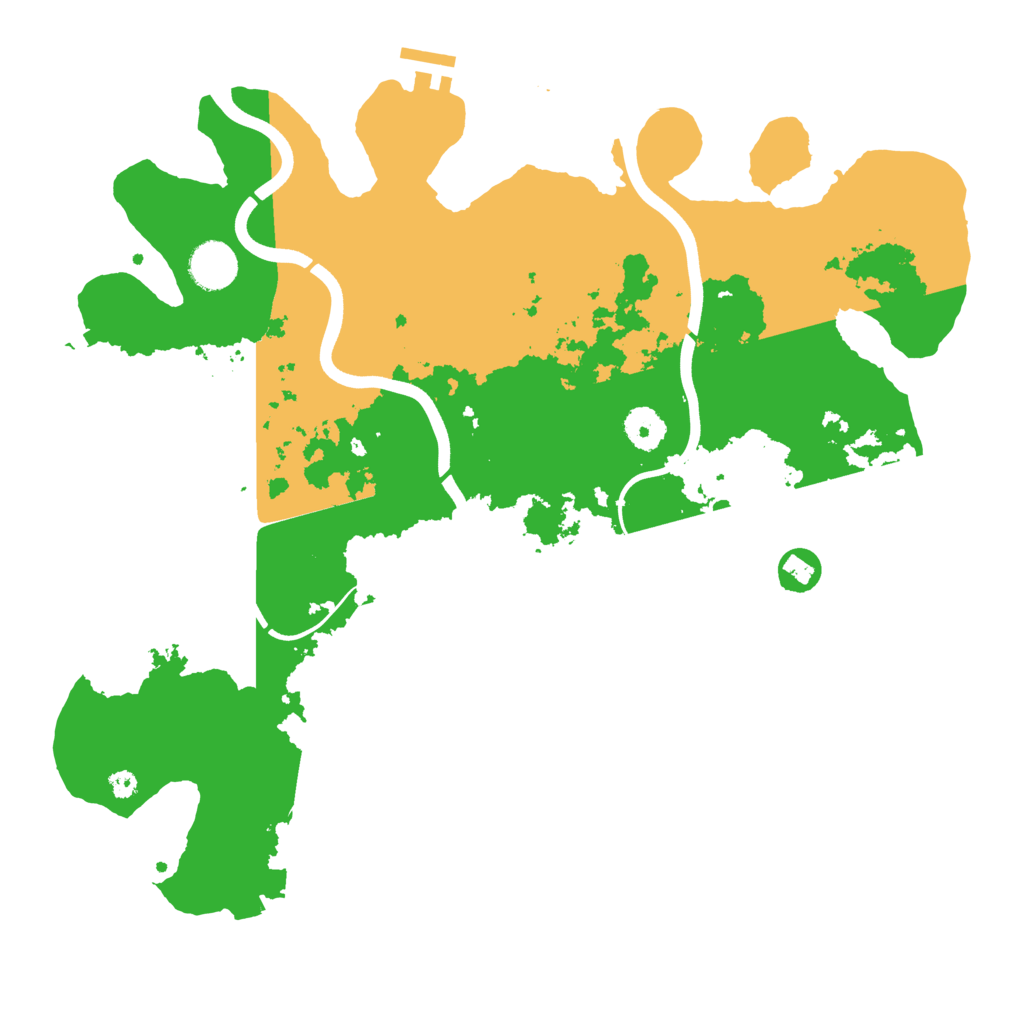 Biome Rust Map: Procedural Map, Size: 3750, Seed: 805925