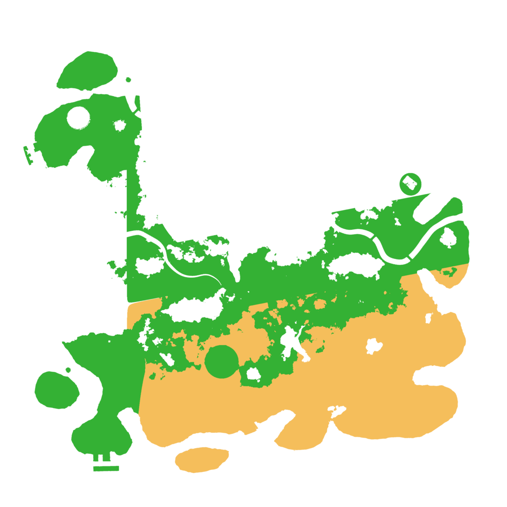 Biome Rust Map: Procedural Map, Size: 4000, Seed: 45686