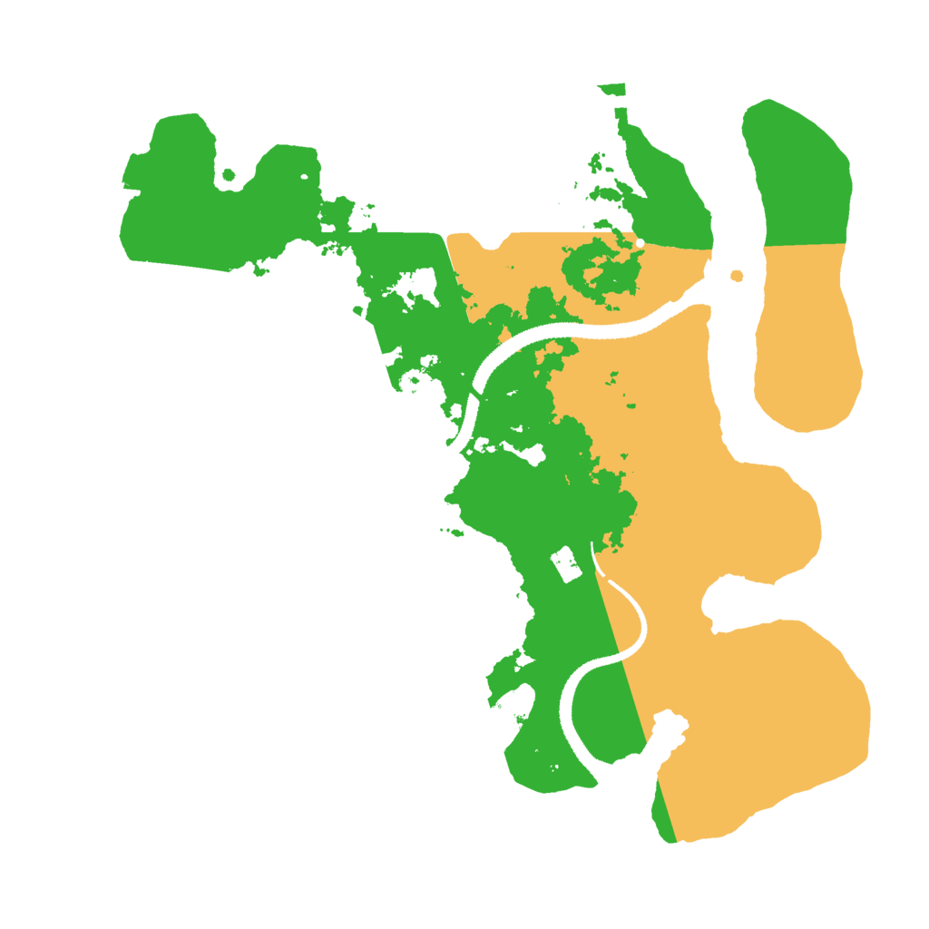 Biome Rust Map: Procedural Map, Size: 3000, Seed: 130387