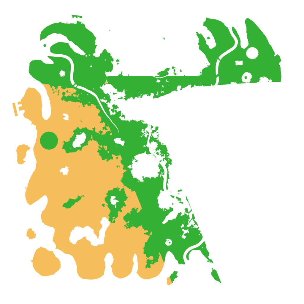 Biome Rust Map: Procedural Map, Size: 4500, Seed: 1094637528