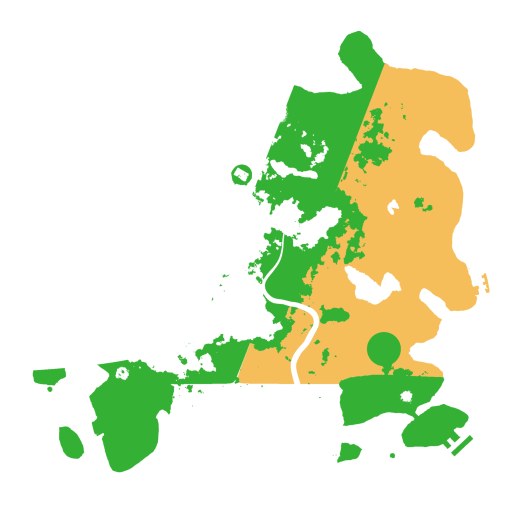 Biome Rust Map: Procedural Map, Size: 4000, Seed: 1387202597
