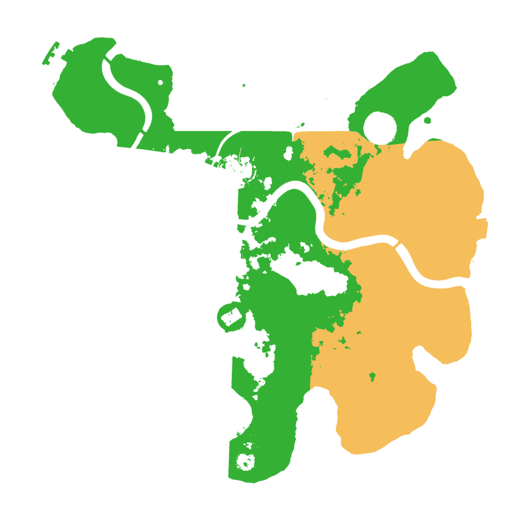 Biome Rust Map: Procedural Map, Size: 3000, Seed: 8719231