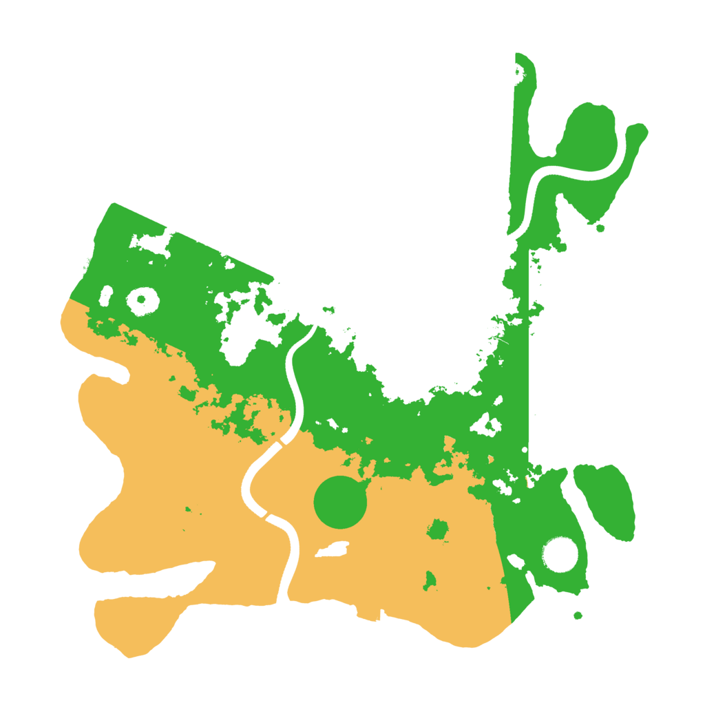 Biome Rust Map: Procedural Map, Size: 3500, Seed: 548058848