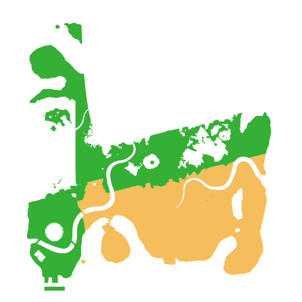 Biome Rust Map: Procedural Map, Size: 3000, Seed: 1687512003