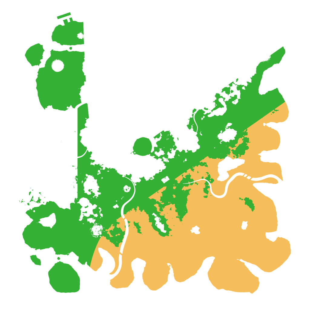 Biome Rust Map: Procedural Map, Size: 4500, Seed: 628112126