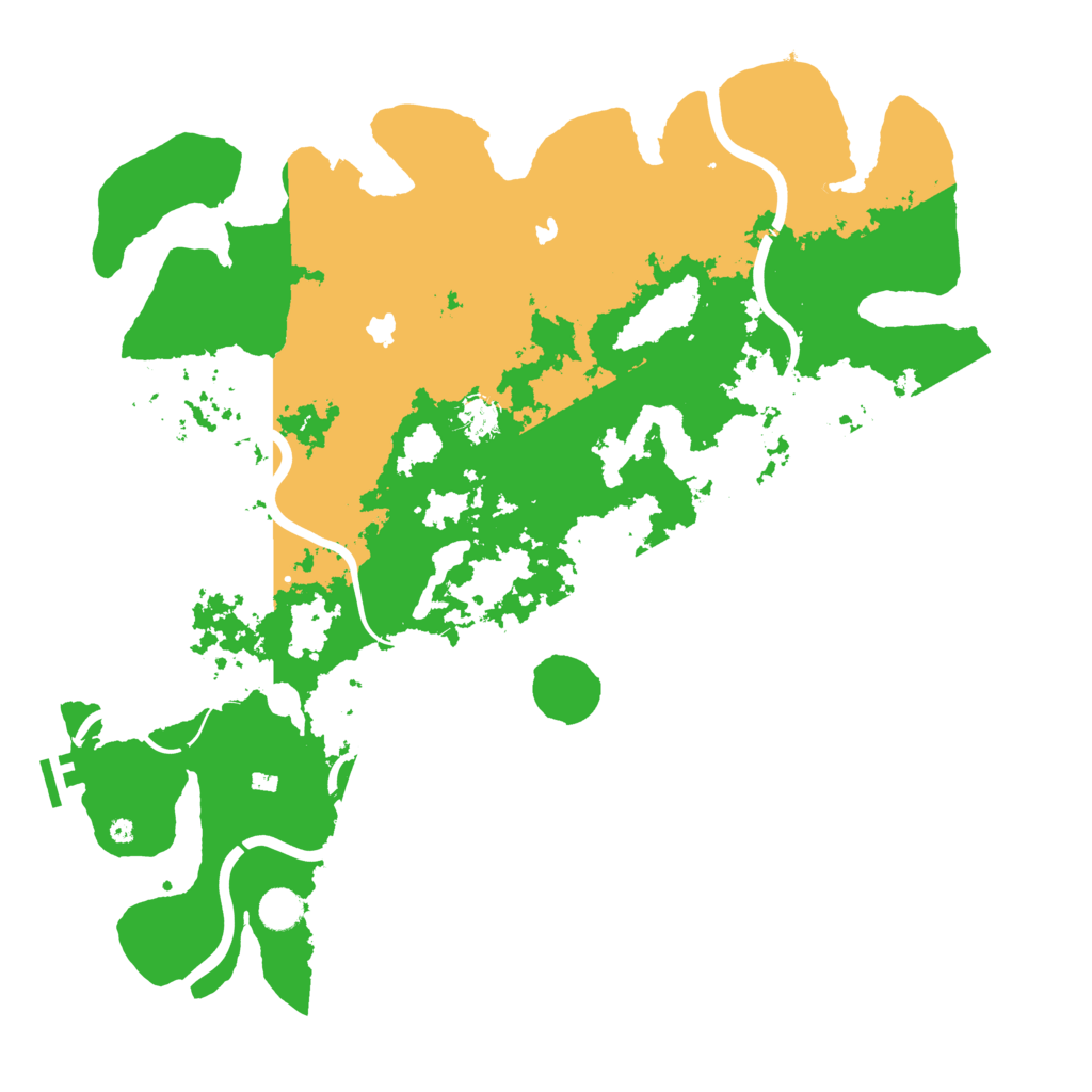 Biome Rust Map: Procedural Map, Size: 4500, Seed: 261
