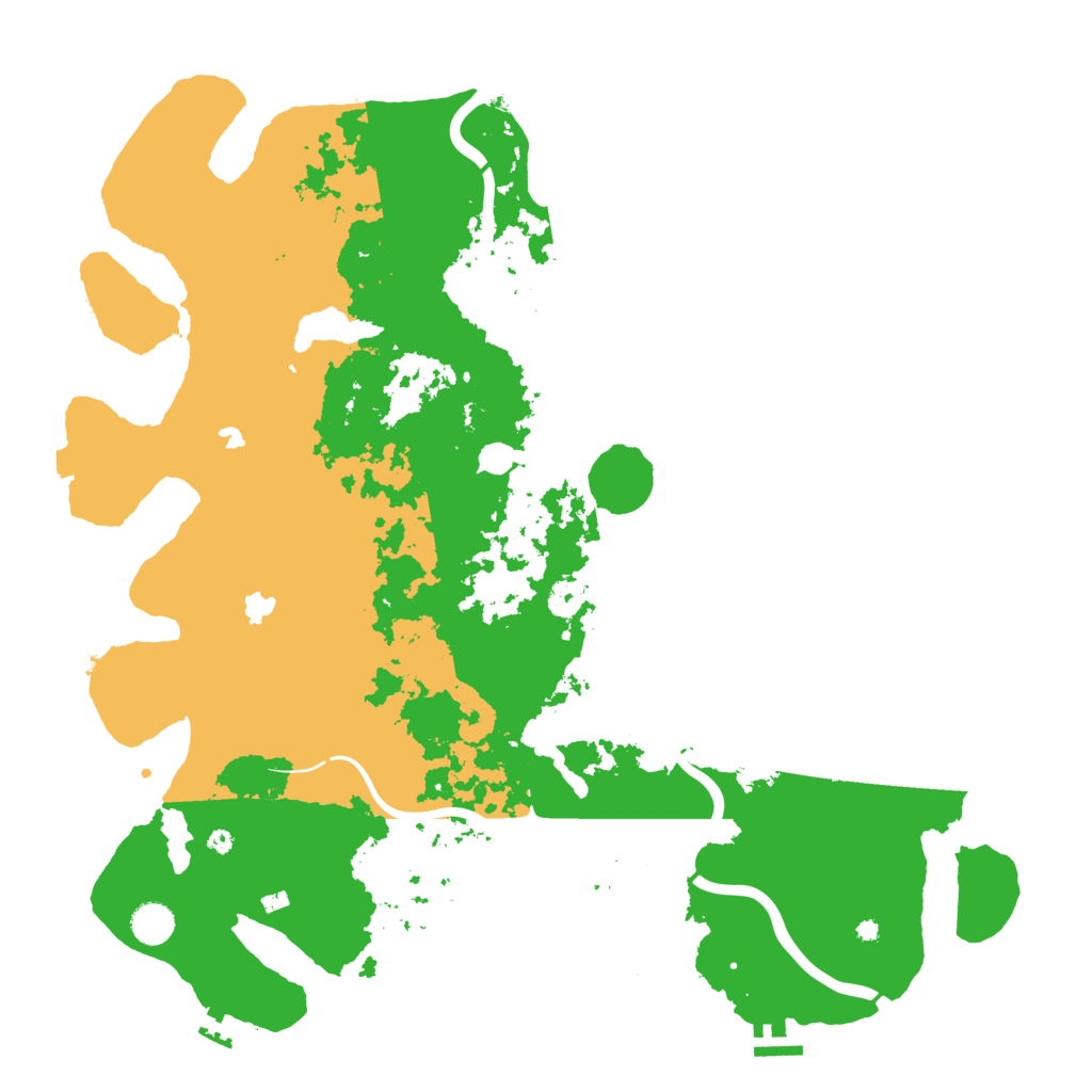 Biome Rust Map: Procedural Map, Size: 4500, Seed: 24445450