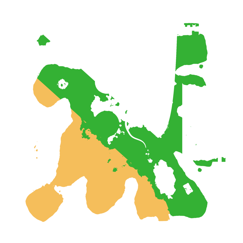 Biome Rust Map: Procedural Map, Size: 2500, Seed: 69696942