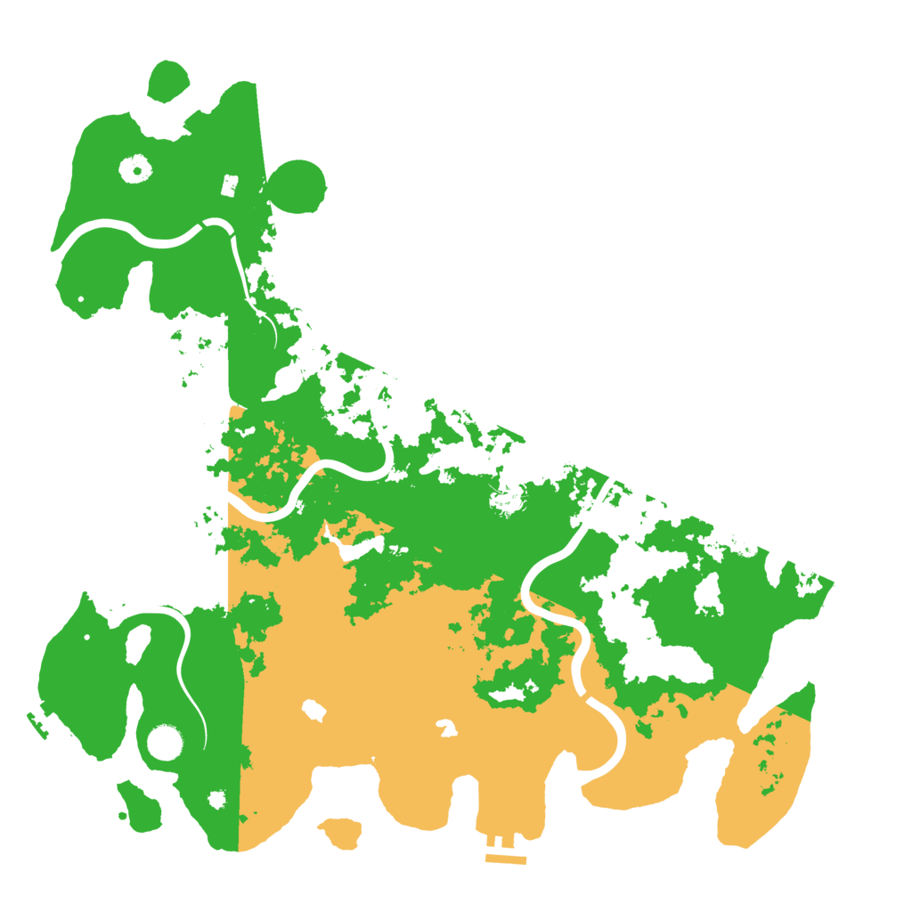 Biome Rust Map: Procedural Map, Size: 4500, Seed: 381930346