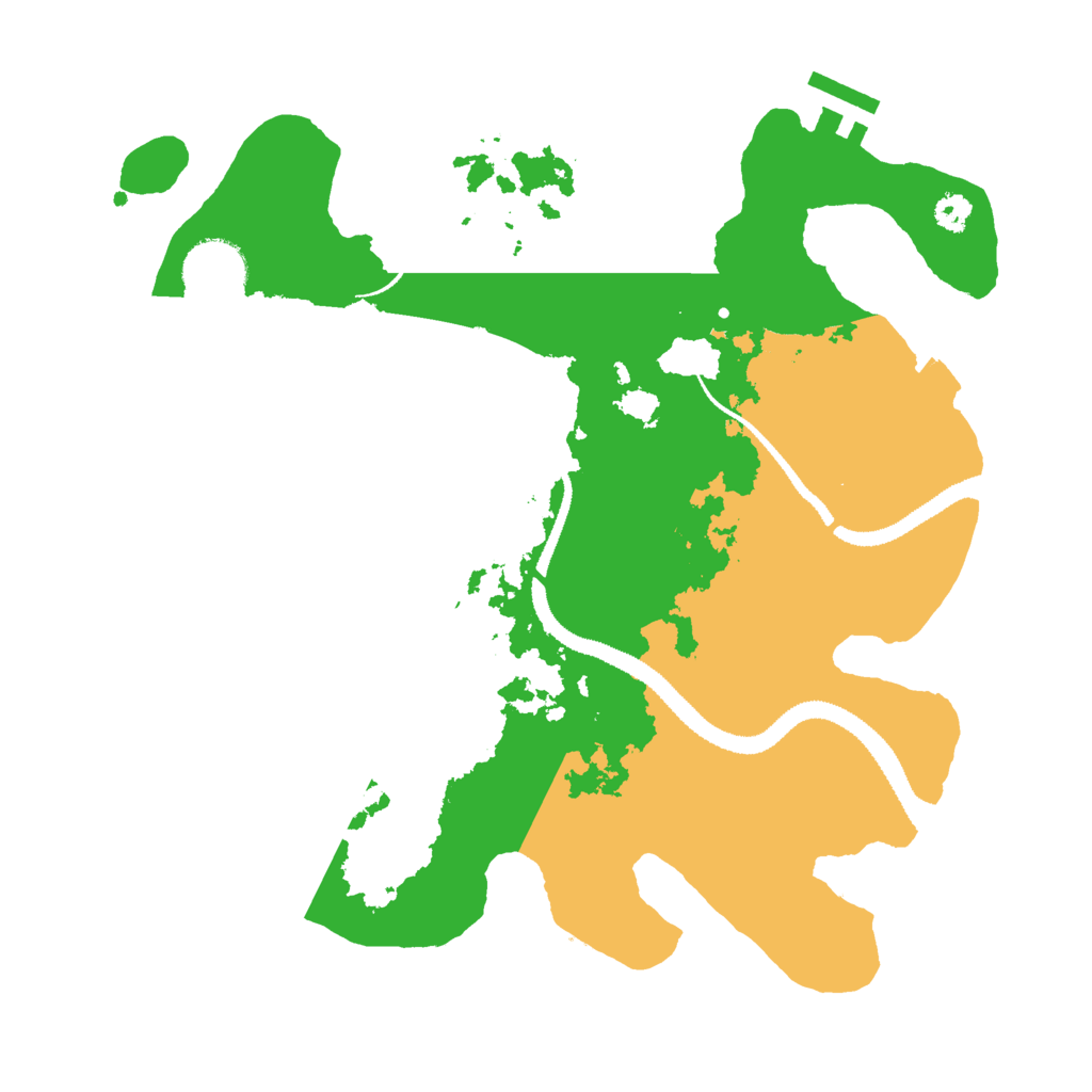 Biome Rust Map: Procedural Map, Size: 3000, Seed: 5698