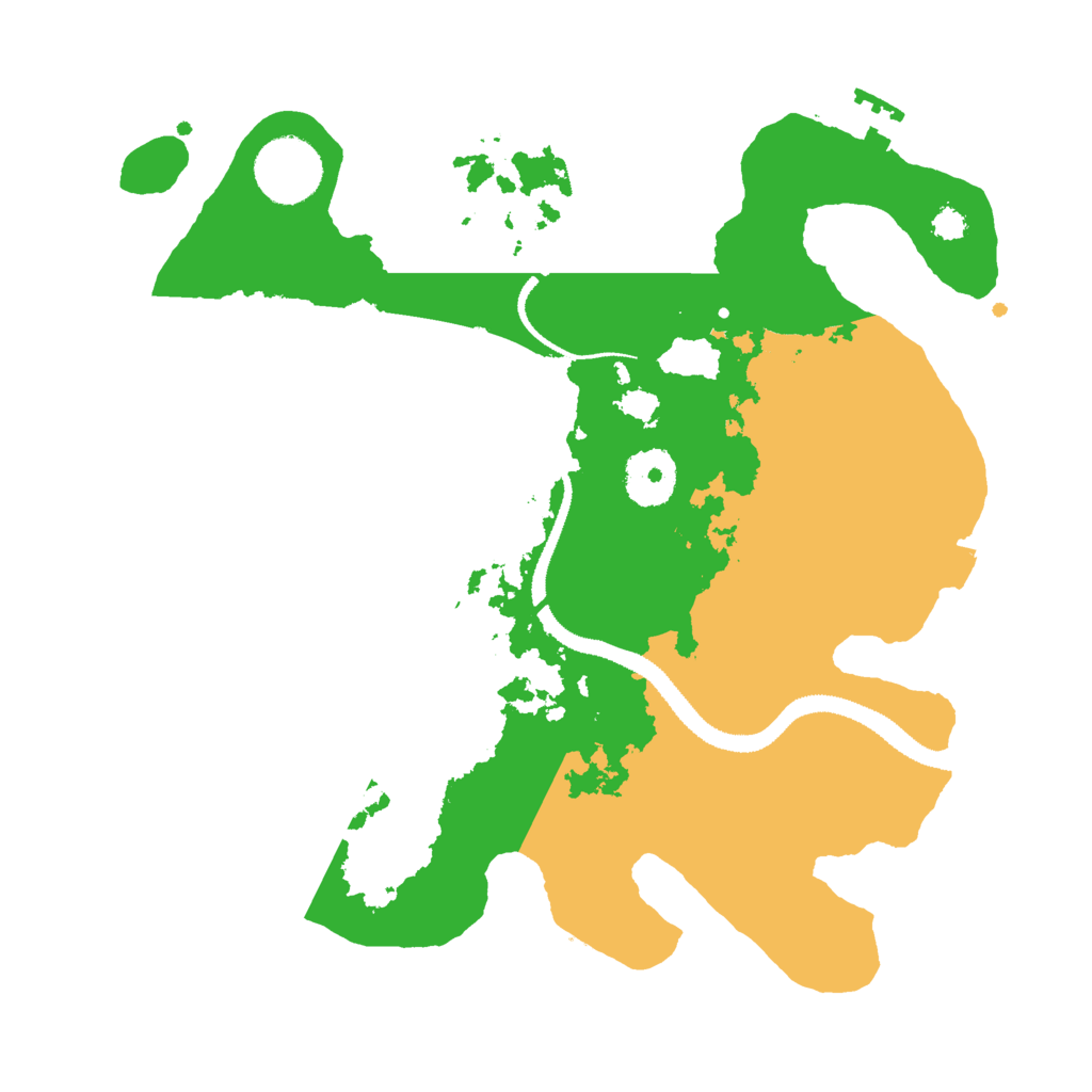 Biome Rust Map: Procedural Map, Size: 3000, Seed: 5698