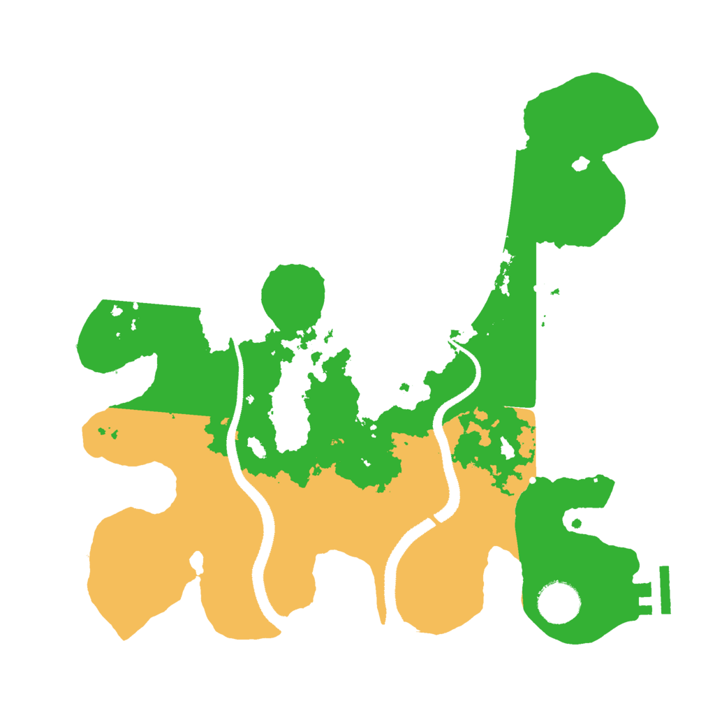 Biome Rust Map: Procedural Map, Size: 3000, Seed: 93963