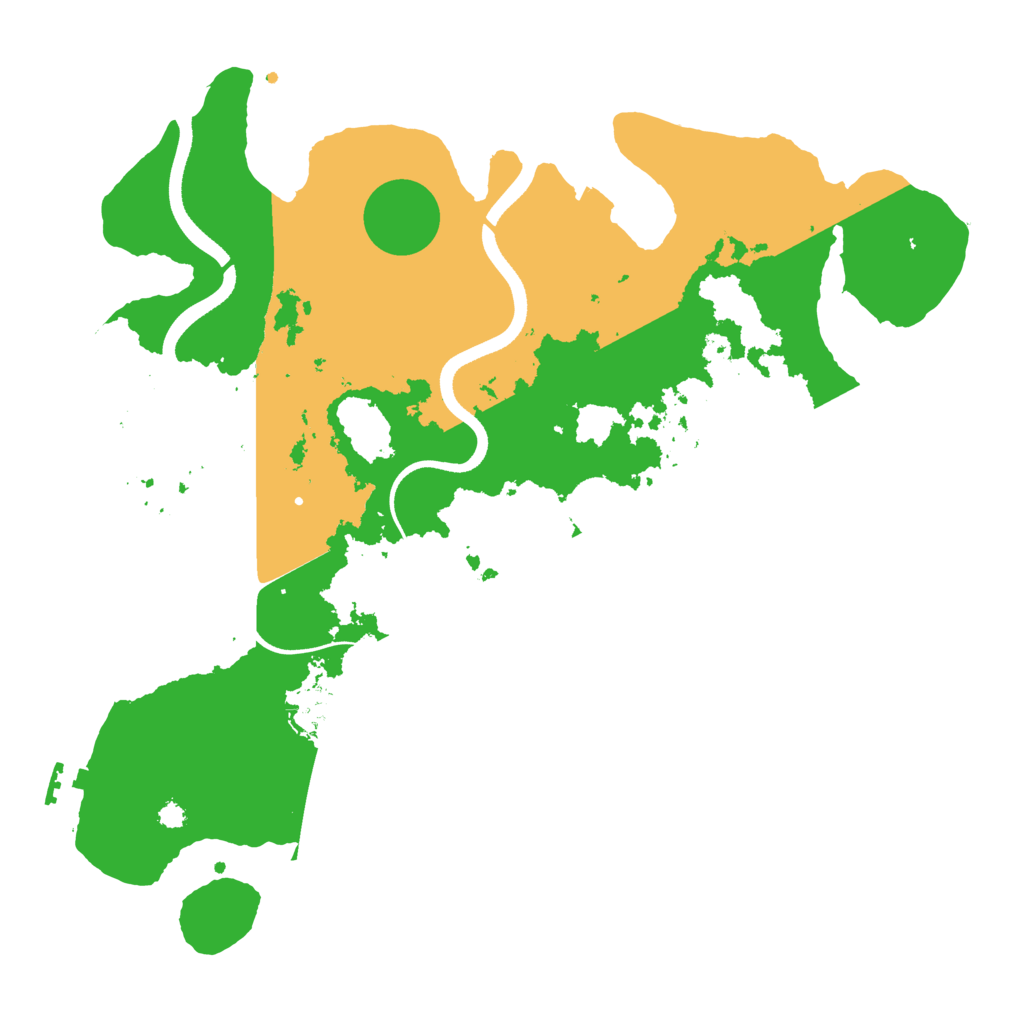 Biome Rust Map: Procedural Map, Size: 3550, Seed: 481981