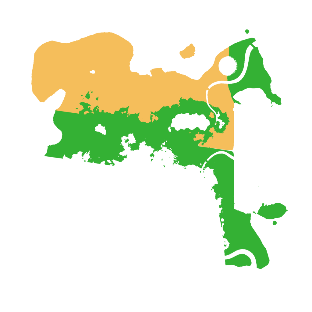 Biome Rust Map: Procedural Map, Size: 3000, Seed: 40461635