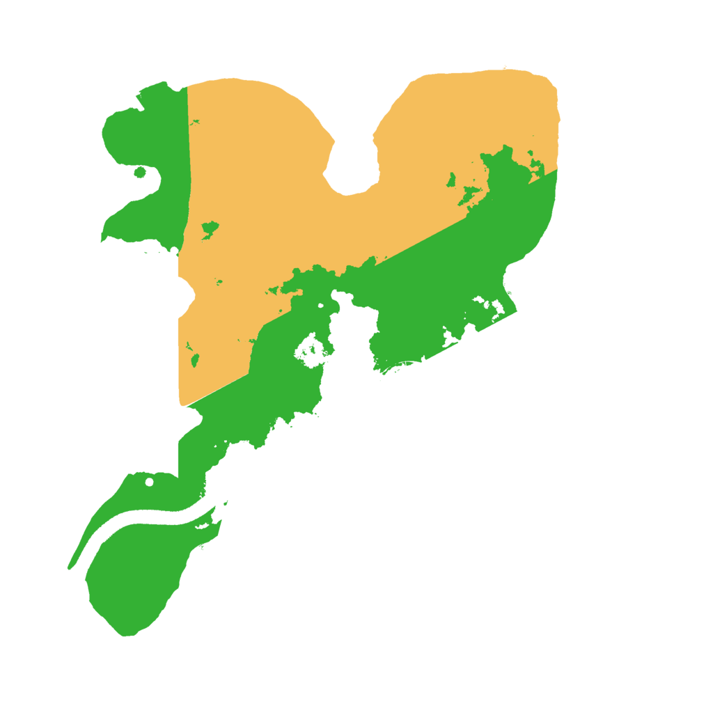 Biome Rust Map: Procedural Map, Size: 2500, Seed: 713456923