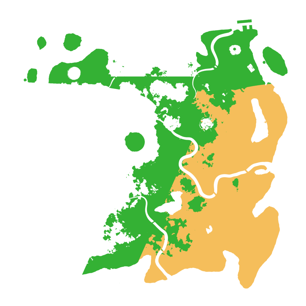 Biome Rust Map: Procedural Map, Size: 4250, Seed: 324573