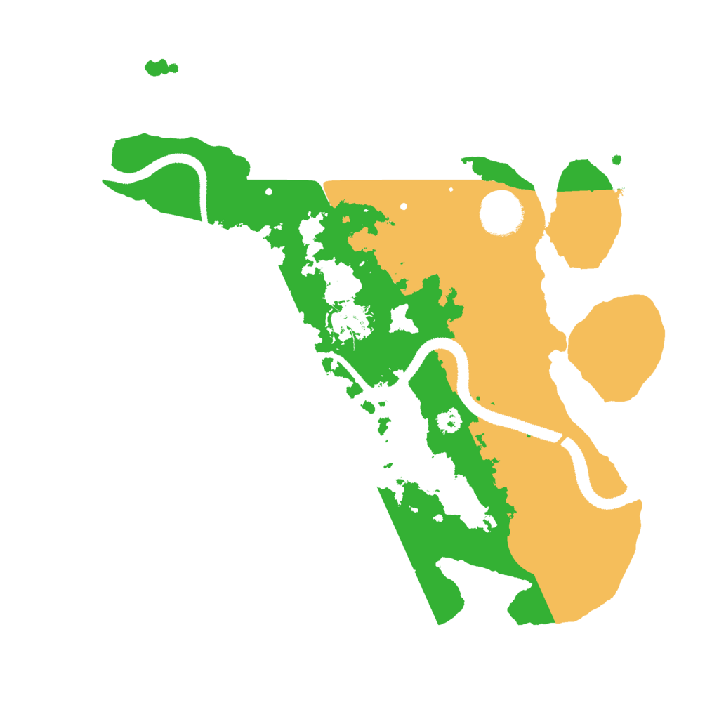 Biome Rust Map: Procedural Map, Size: 3000, Seed: 6739201